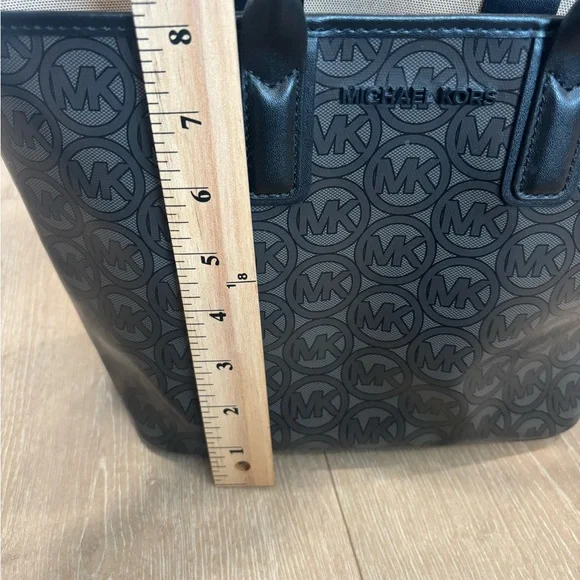 Michael Kors Jodie Black and gray jacquard small tote handbag NWOT Totes